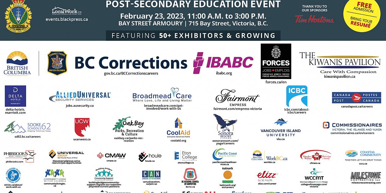 Greater Victoria Career & PostSecondary Education Event / UVic Events